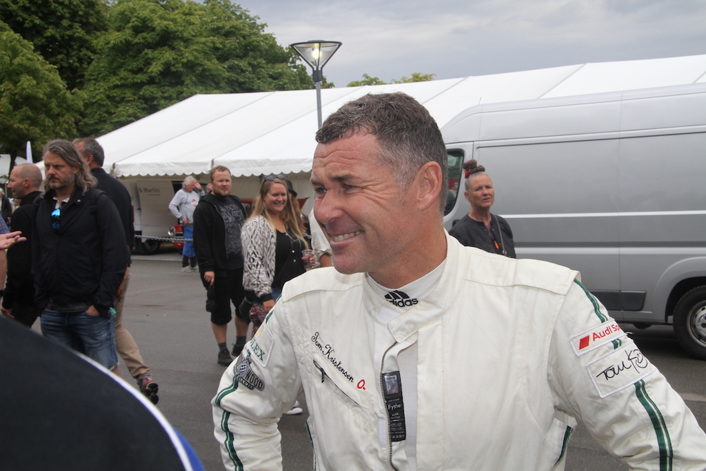 CHGP ambassadør Mister Le Mans Tom K. er som altid i fin form. Og han har ikke glemt hvordan man kører hurtigt i en racerbil.
(Foto: Motorsporten.dk)